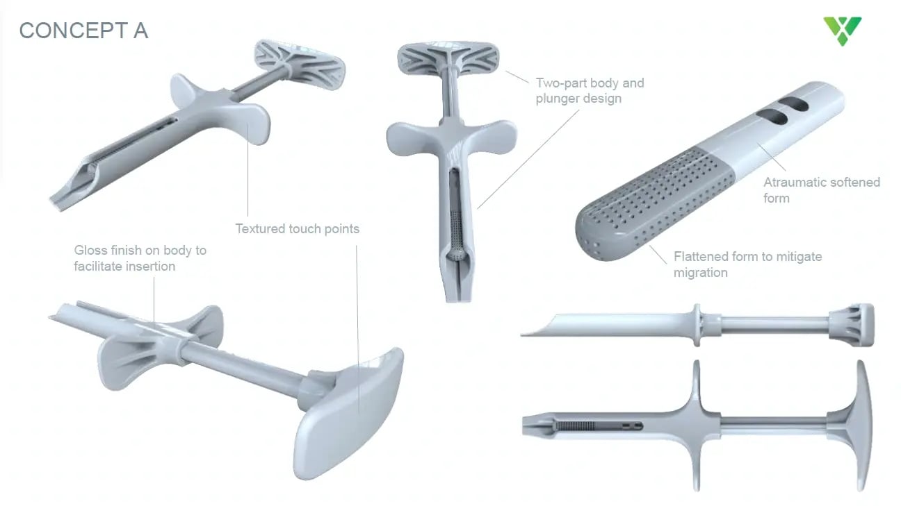 A multi angle image of a medical device concept
