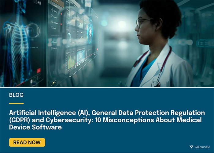 Artificial Intelligence (AI), General Data Protection Regulation (GDPR) and Cybersecurity: 10 Misconceptions About Medical Device Software
