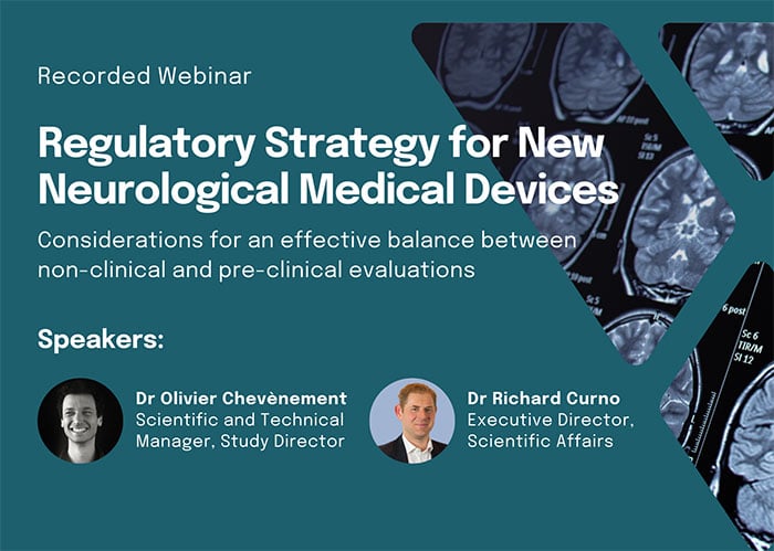 Webinar: Regulatory Strategy for New Neurological Medical Devices