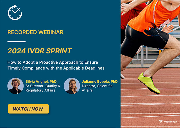 Webinar – 2024 IVDR Sprint Series: How to Adopt a Proactive Approach to Ensure Timely Compliance with the Applicable Deadlines