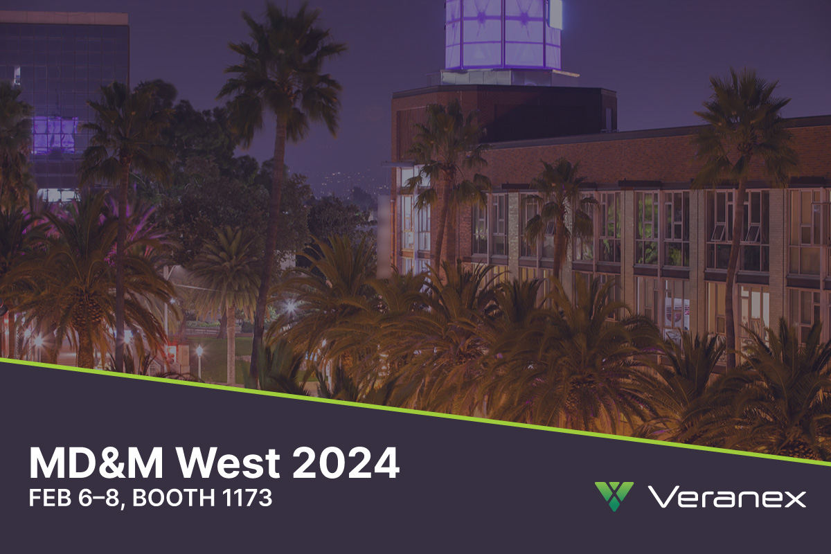 Veranex will be at booth 1173 at MD&M West 2024